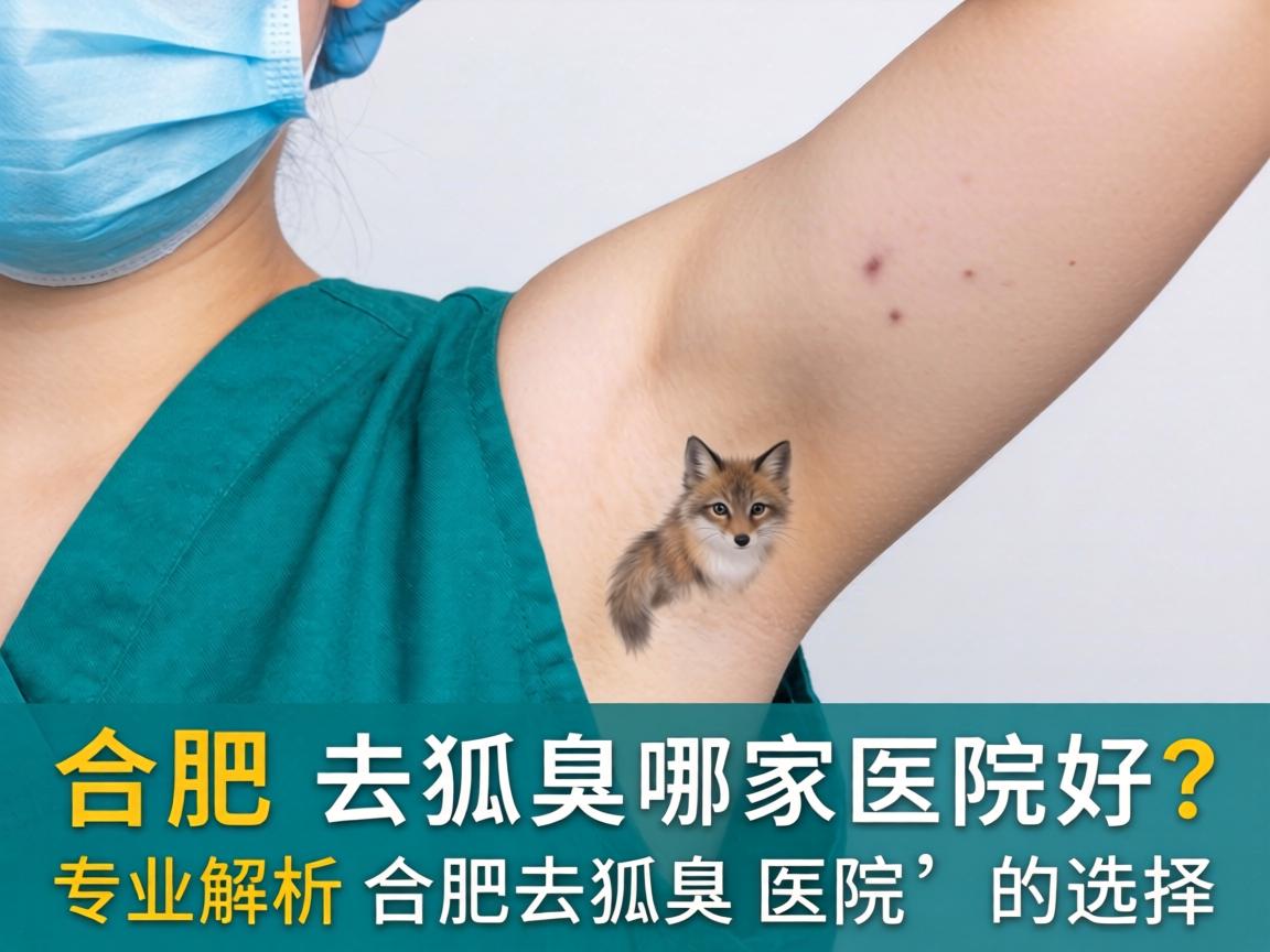 合肥去狐臭哪家医院好？专业解析合肥去狐臭医院的选择
