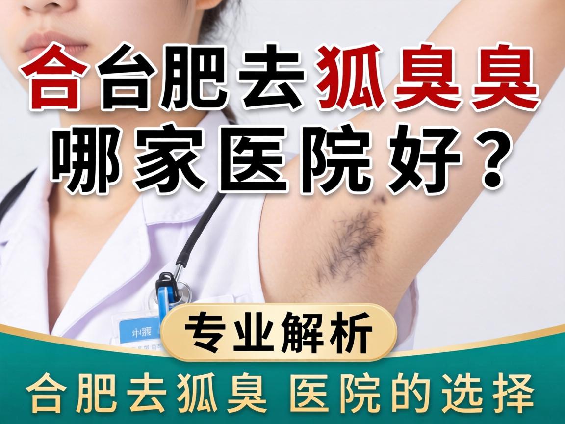 合肥去狐臭哪家医院好？专业解析合肥去狐臭医院的选择