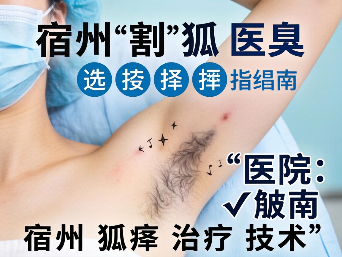 宿州割狐臭医院选择指南,详解宿州狐臭治疗技术 宿州割狐臭医院选择指南,详解宿州狐臭治疗技术