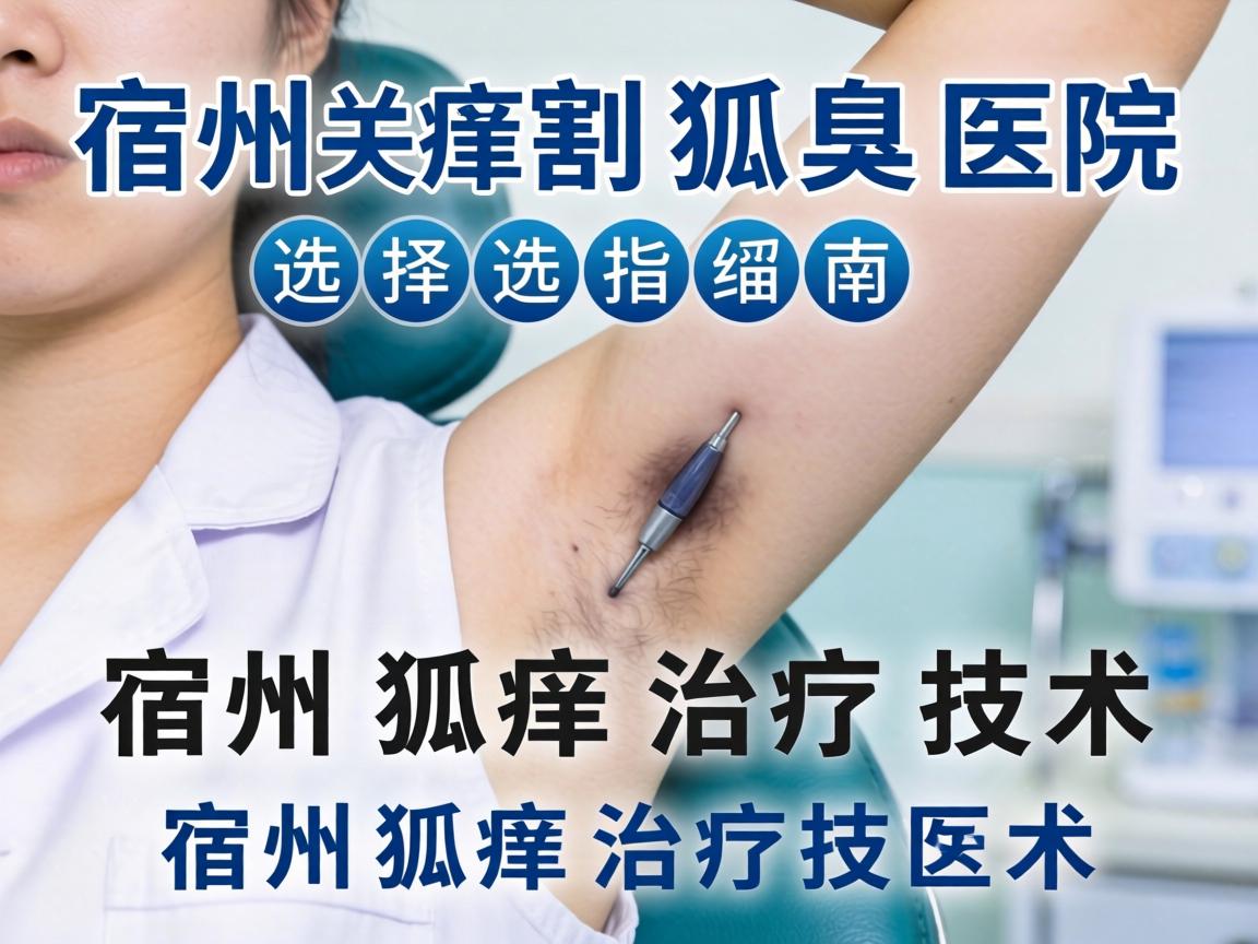 宿州割狐臭医院选择指南,详解宿州狐臭治疗技术 宿州割狐臭医院选择指南,详解宿州狐臭治疗技术
