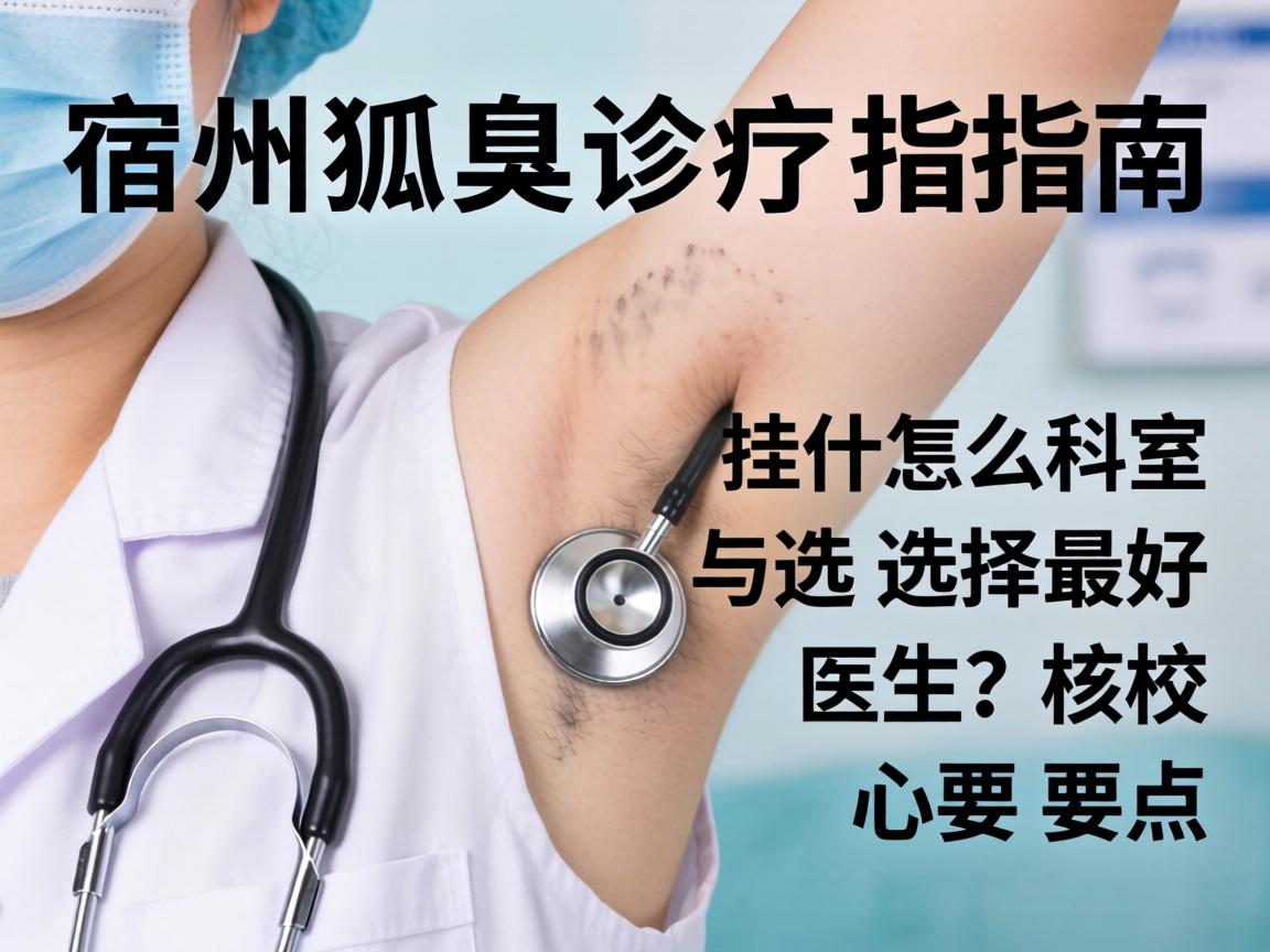 宿州狐臭诊疗指南，挂什么科室与选择最好医生的核心要点
