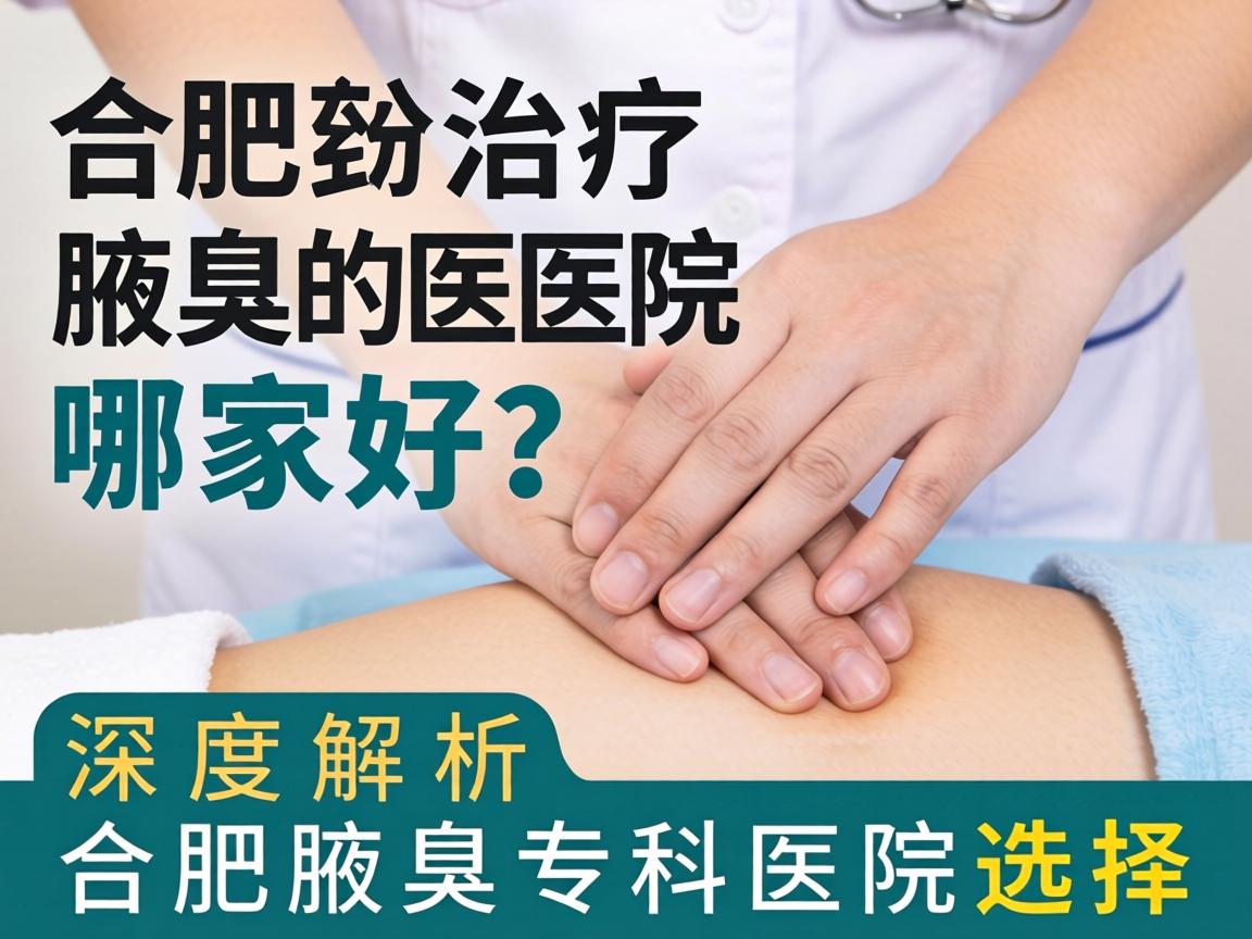 合肥治疗腋臭的医院哪家好？深度解析合肥腋臭专科医院选择