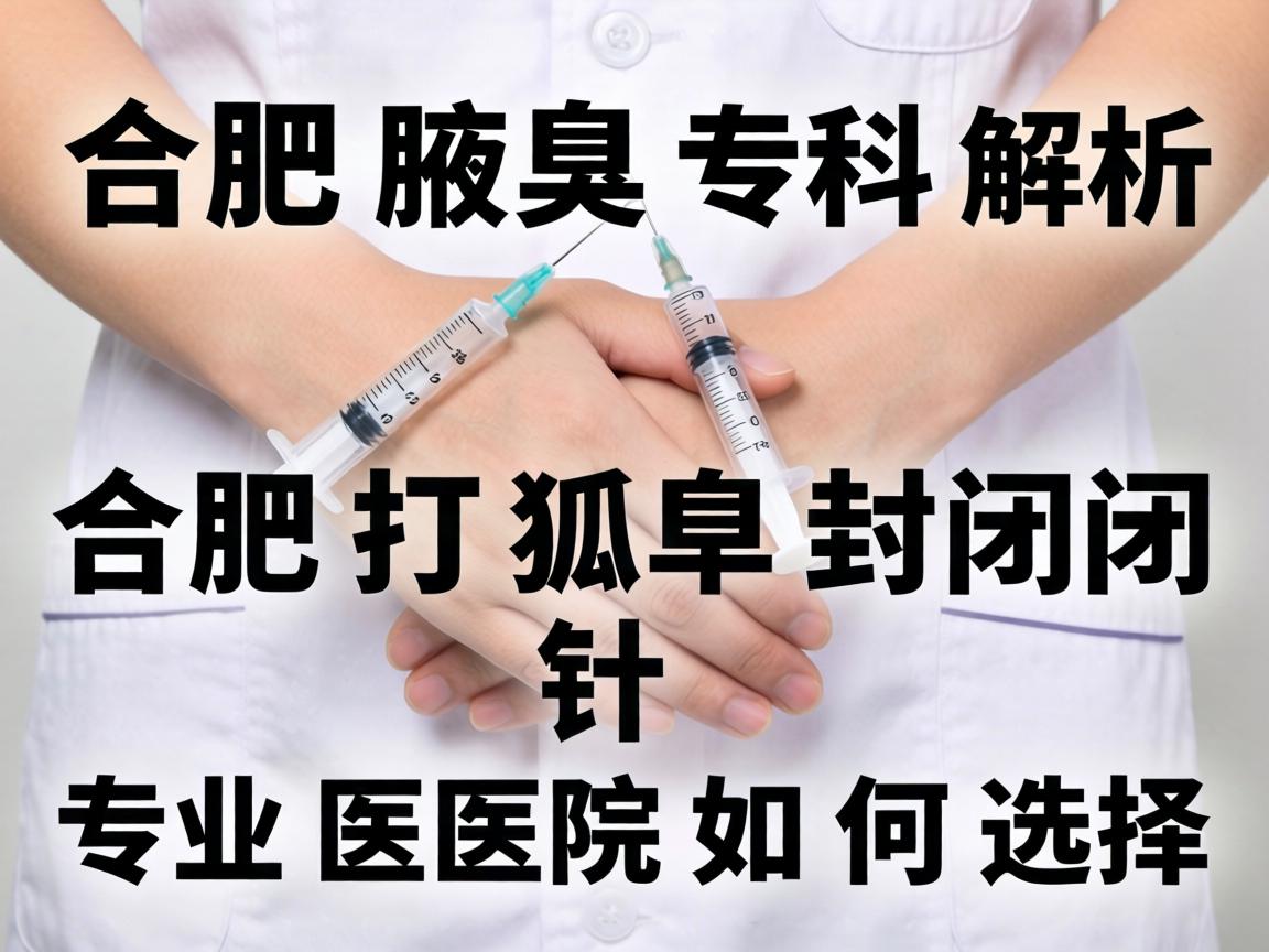 合肥腋臭专科解析,合肥打狐臭封闭针,专业医院如何选择 合肥腋臭专科解析,合肥打狐臭封闭针,专业医院如何选择