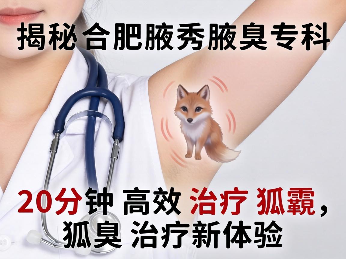 揭秘合肥腋秀腋臭专科,20分钟高效治疗狐臭,狐臭治疗新体验 揭秘合肥腋秀腋臭专科,20分钟高效治疗狐臭,狐臭治疗新体验