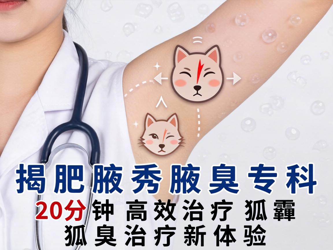 揭秘合肥腋秀腋臭专科,20分钟高效治疗狐臭,狐臭治疗新体验 揭秘合肥腋秀腋臭专科,20分钟高效治疗狐臭,狐臭治疗新体验