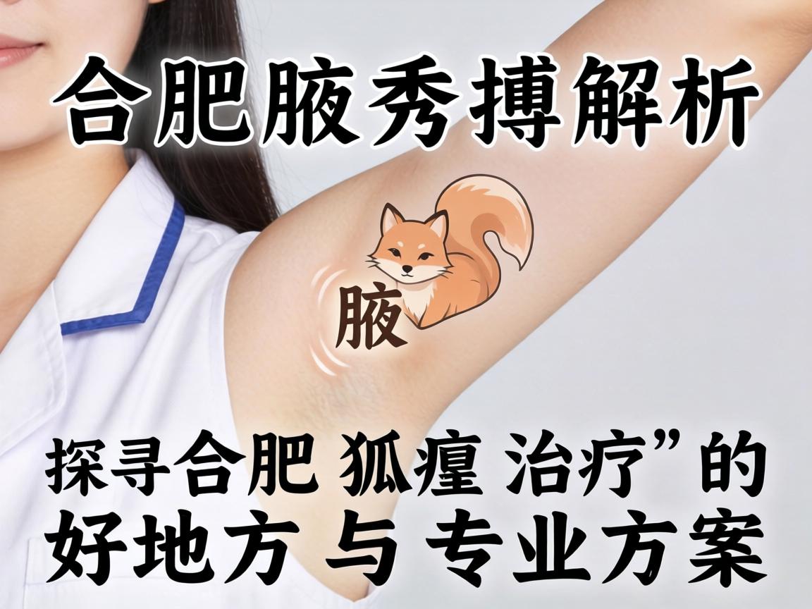 合肥腋秀解析，探寻合肥狐臭治疗的好地方与专业方案