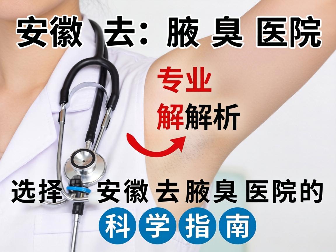 安徽去腋臭医院专业解析，选择安徽去腋臭医院的科学指南