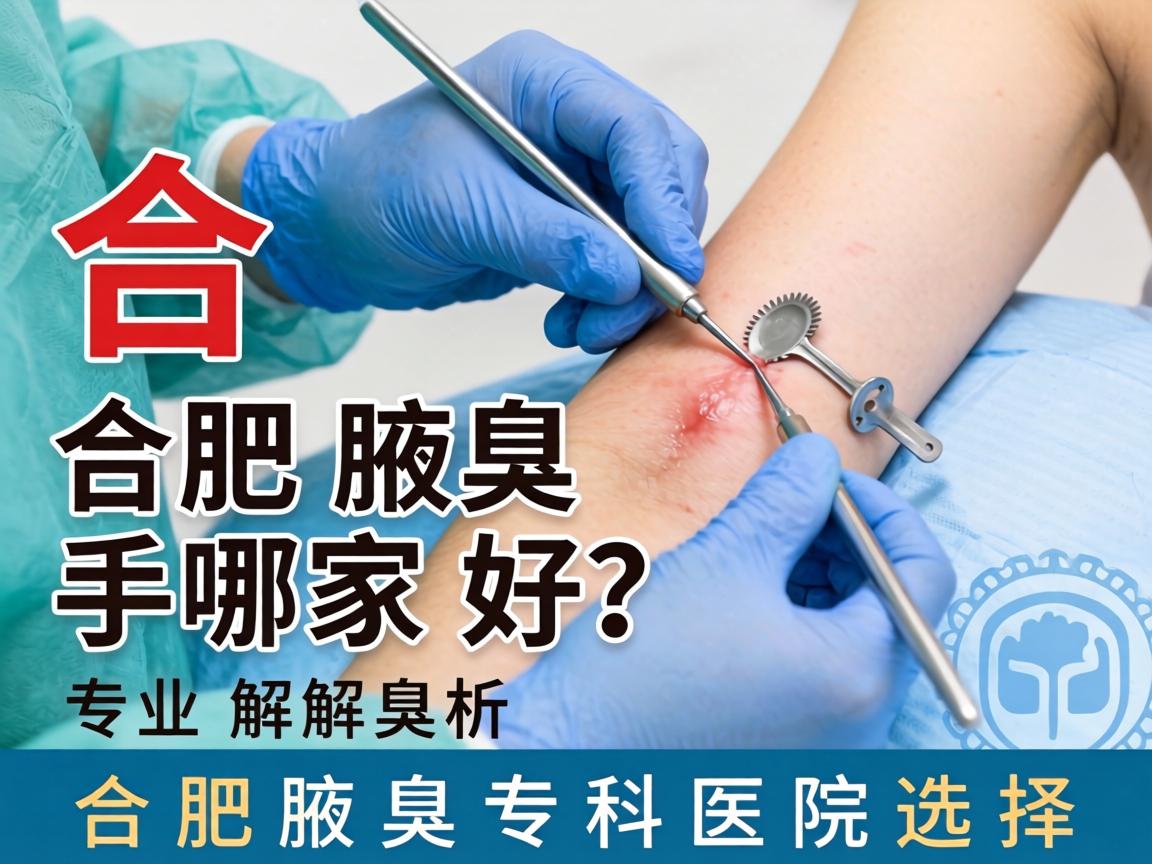 合肥腋臭手术哪家好？专业解析合肥腋臭专科医院选择