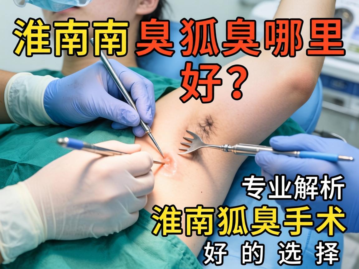 淮南狐臭手术哪里好？专业解析淮南狐臭手术好的选择