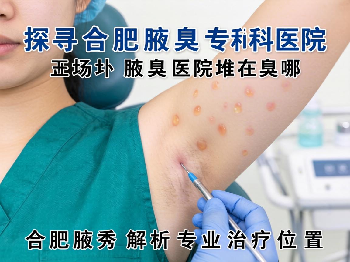 探寻合肥腋臭专科医院在哪，合肥腋秀解析专业治疗位置