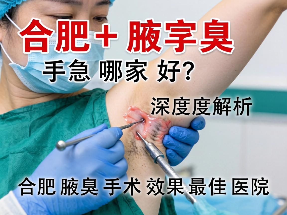 合肥腋臭手术哪家好？深度解析合肥腋臭手术效果最佳医院