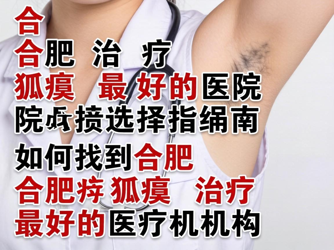 合肥治疗狐臭最好的医院选择指南，如何找到合肥狐臭治疗最好的医疗机构