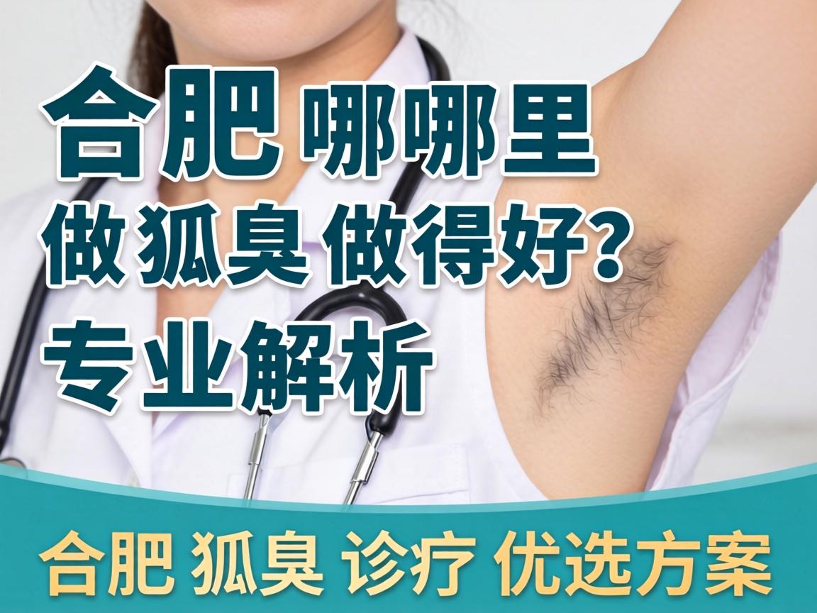 合肥哪里做狐臭做得好？专业解析合肥狐臭诊疗优选方案