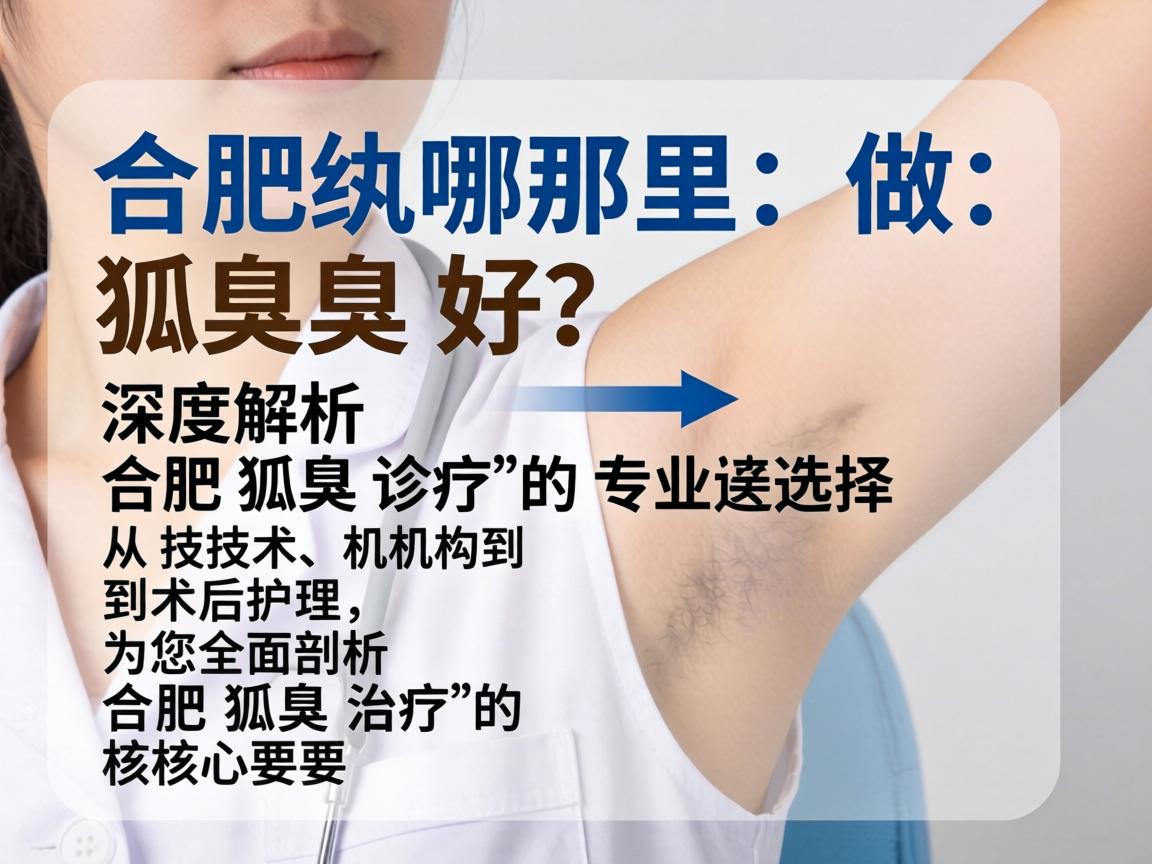 合肥哪里做狐臭好？深度解析合肥狐臭诊疗的专业选择
从技术、机构到术后护理，为您全面剖析合肥狐臭治疗的核心要点