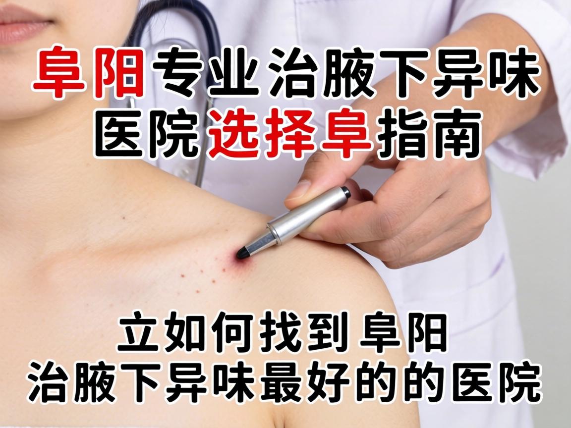 阜阳专业治腋下异味医院选择指南，如何找到阜阳治腋下异味最好的医院