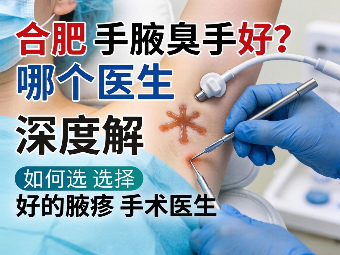 合肥腋臭手术哪个医生好？深度解析如何选择好的腋臭手术医生