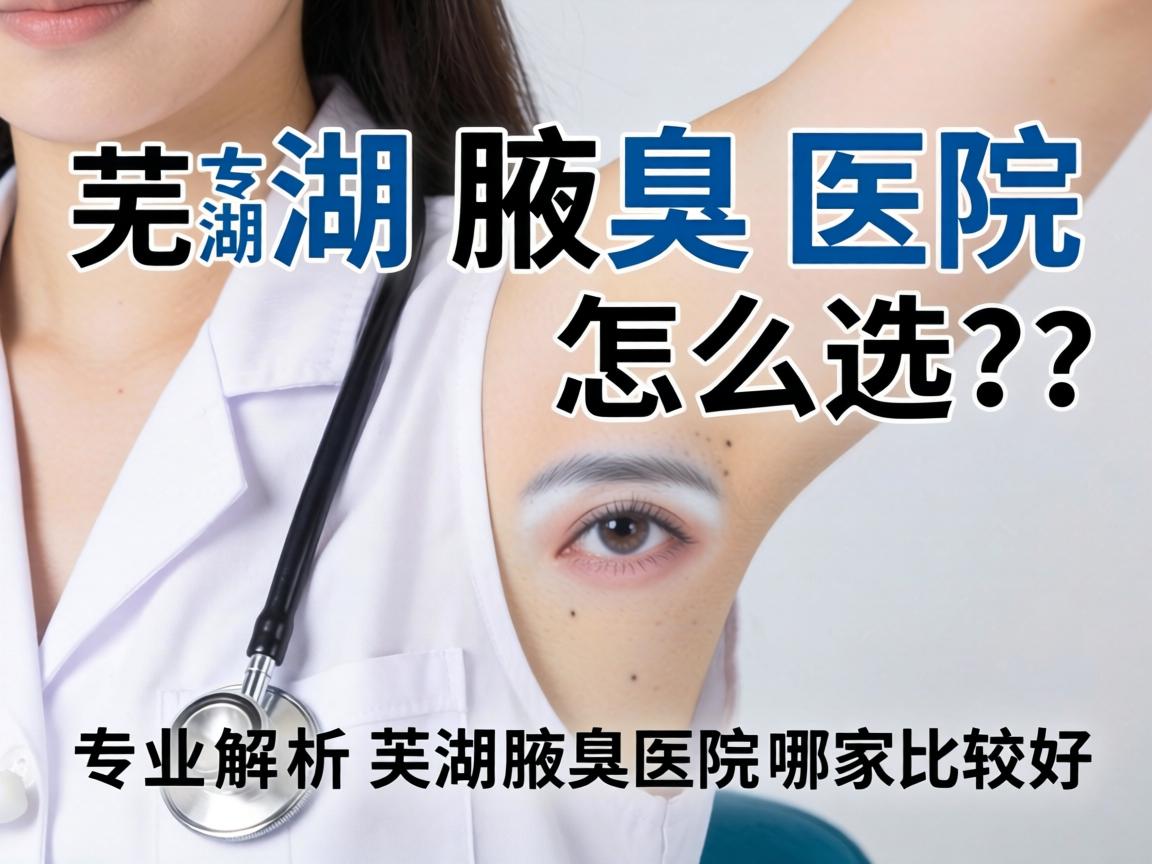 芜湖腋臭医院怎么选？专业解析芜湖腋臭医院哪家比较好