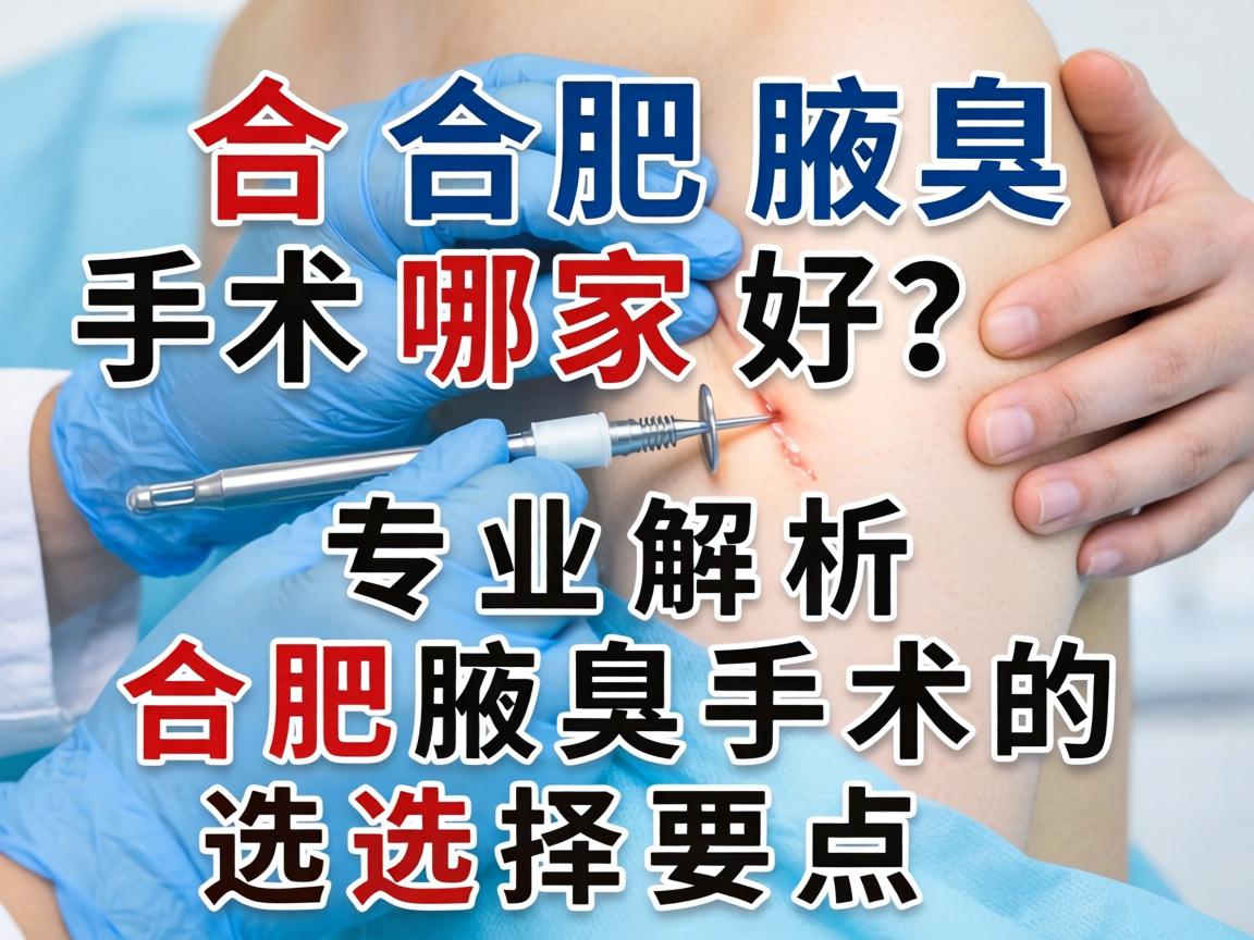 合肥腋臭手术哪家好?专业解析合肥腋臭手术的选择要点 合肥腋臭手术哪家好?专业解析合肥腋臭手术的选择要点