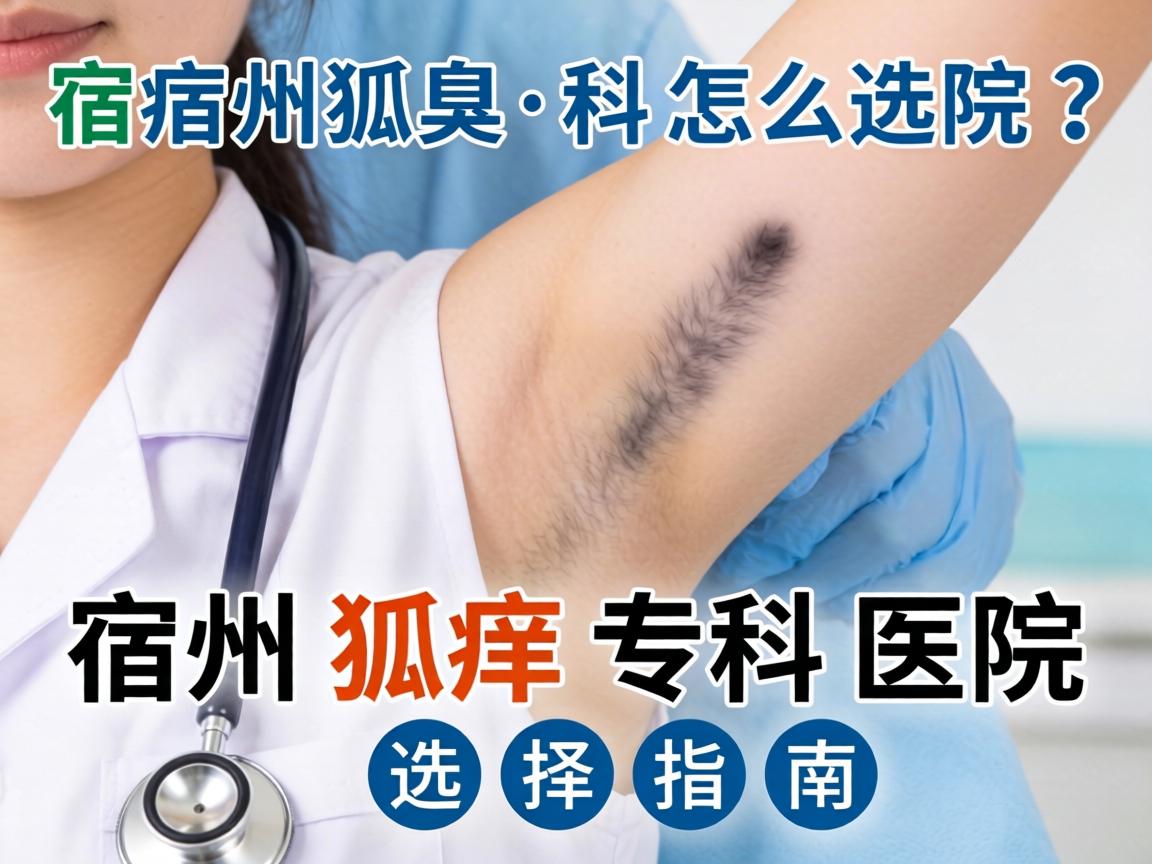 宿州狐臭科医院怎么选？宿州狐臭专科医院选择指南
