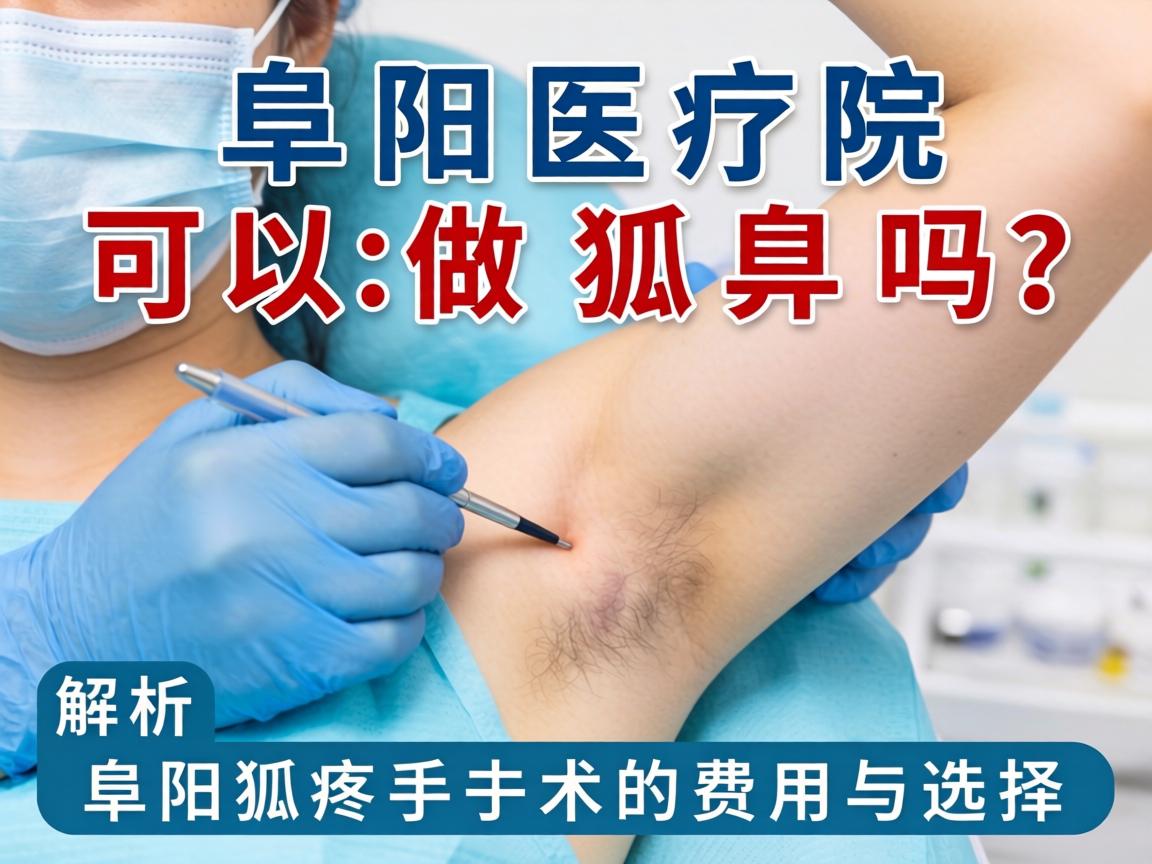 阜阳医院可以做狐臭吗？解析阜阳狐臭手术的费用与选择