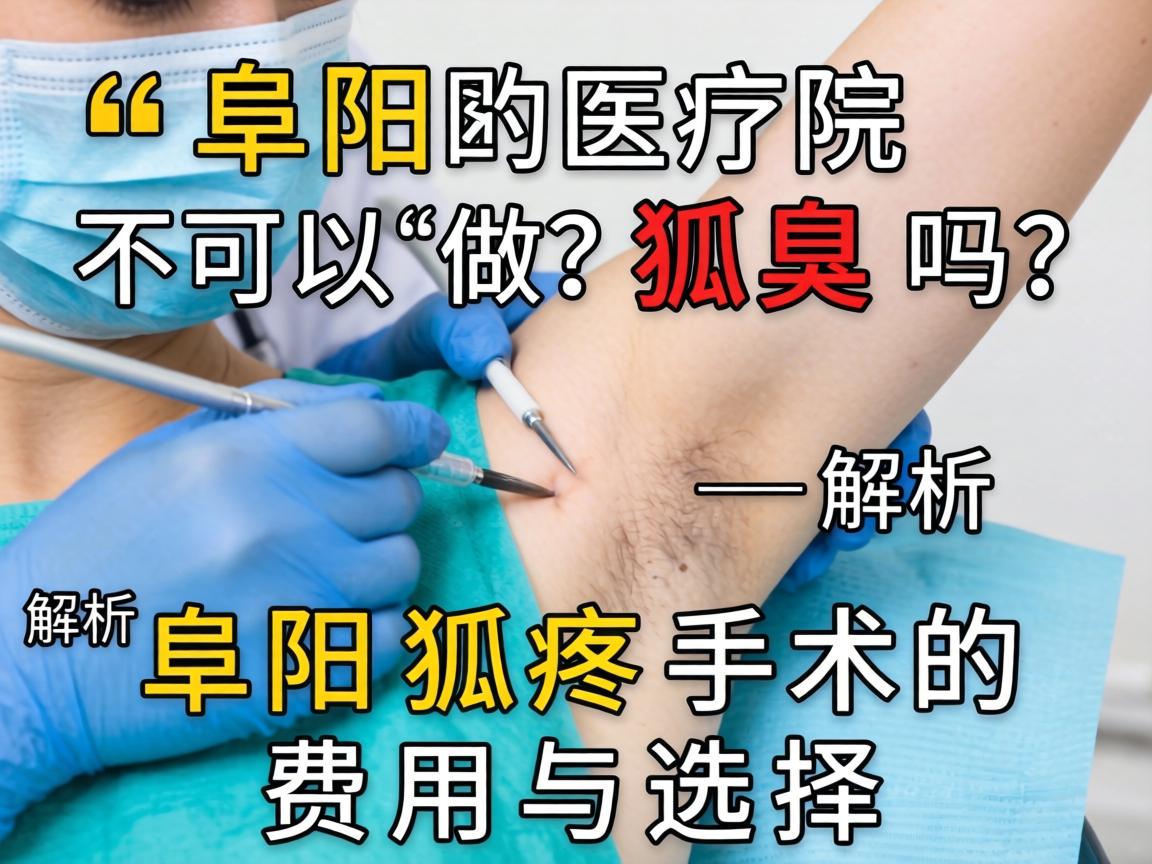 阜阳医院可以做狐臭吗？解析阜阳狐臭手术的费用与选择