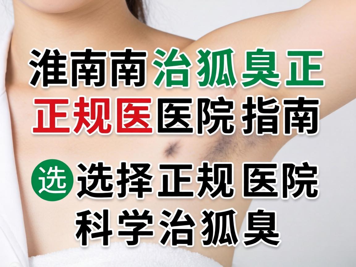淮南治狐臭正规医院指南，选择正规医院科学治狐臭