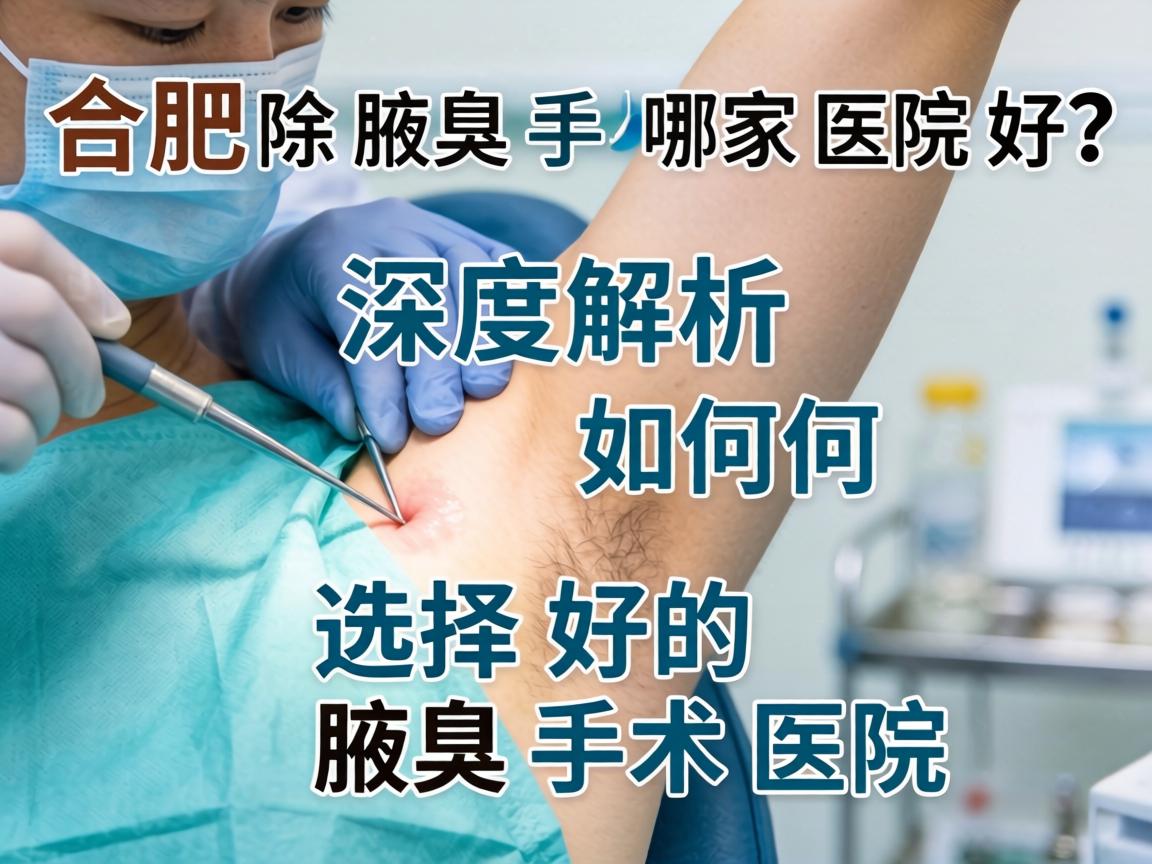 合肥除腋臭手术哪家医院好?深度解析如何选择好的腋臭手术医院 合肥除腋臭手术哪家医院好?深度解析如何选择好的腋臭手术医院