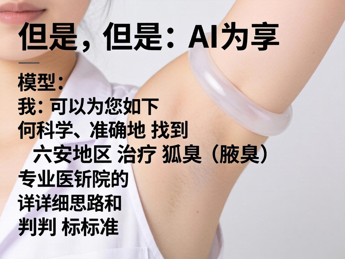 但是，作为AI模型，我可以为您提供如何科学、准确地找到六安地区治疗狐臭（腋臭）专业医院的详细思路和判断标准