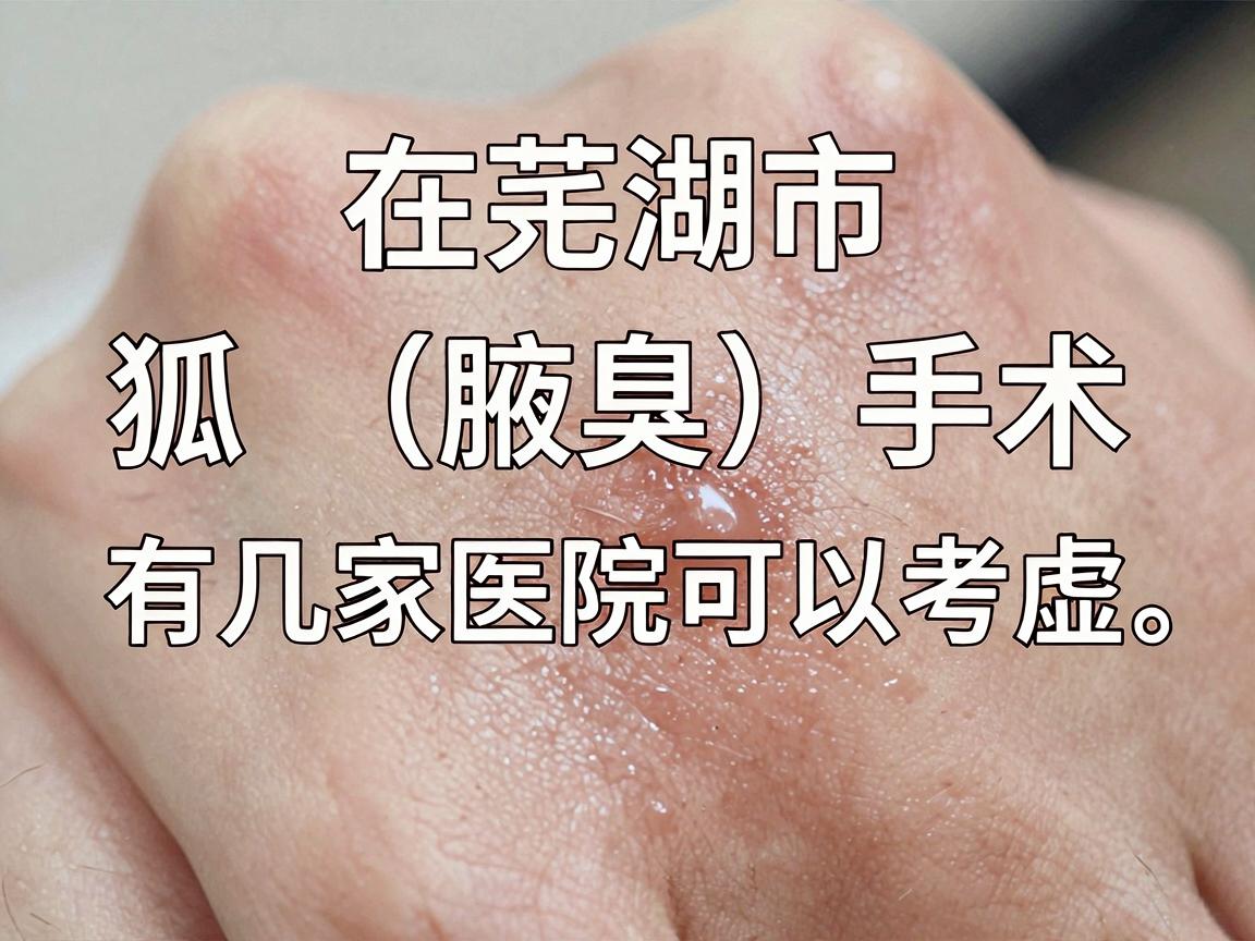 在芜湖市，针对狐臭（腋臭）手术，有几家医院可以考虑。以下是部分医院及其特点，供你参考