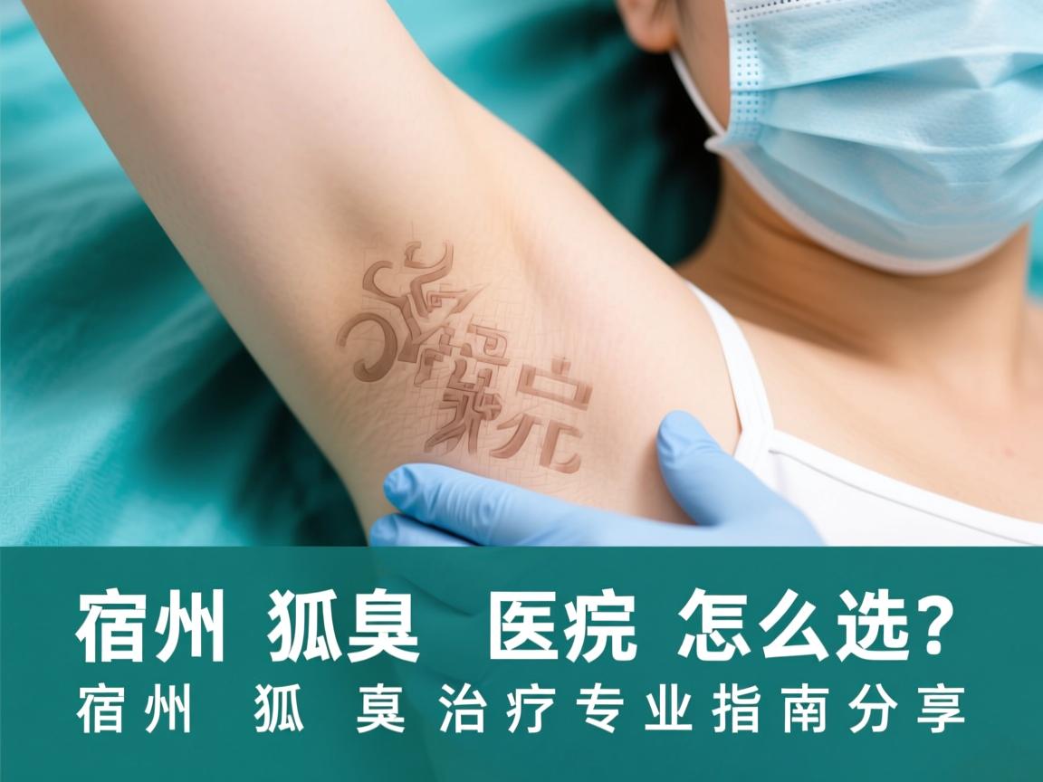 宿州狐臭医院怎么选？宿州狐臭治疗专业指南分享