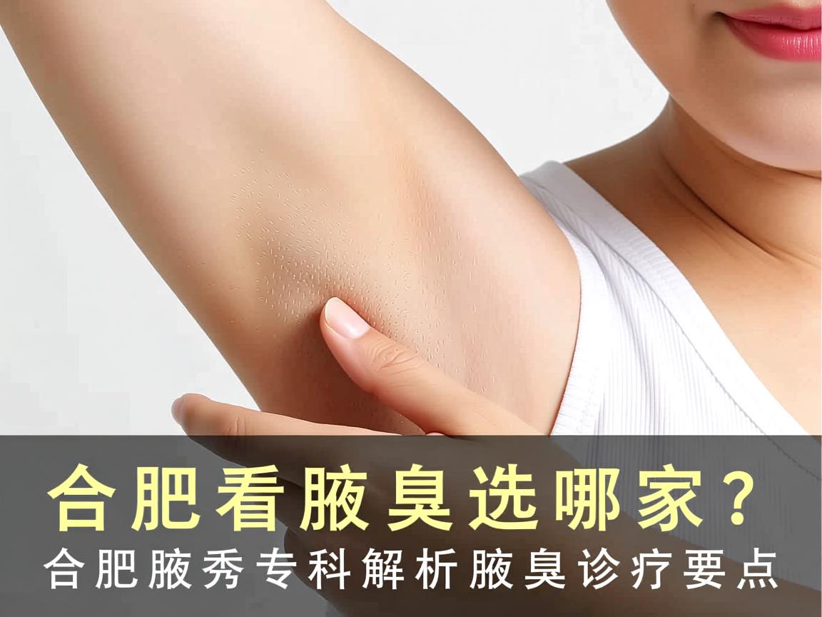 合肥看腋臭选哪家？合肥腋秀专科解析腋臭诊疗要点