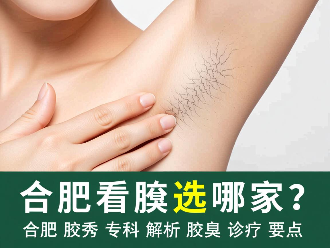 合肥看腋臭选哪家？合肥腋秀专科解析腋臭诊疗要点