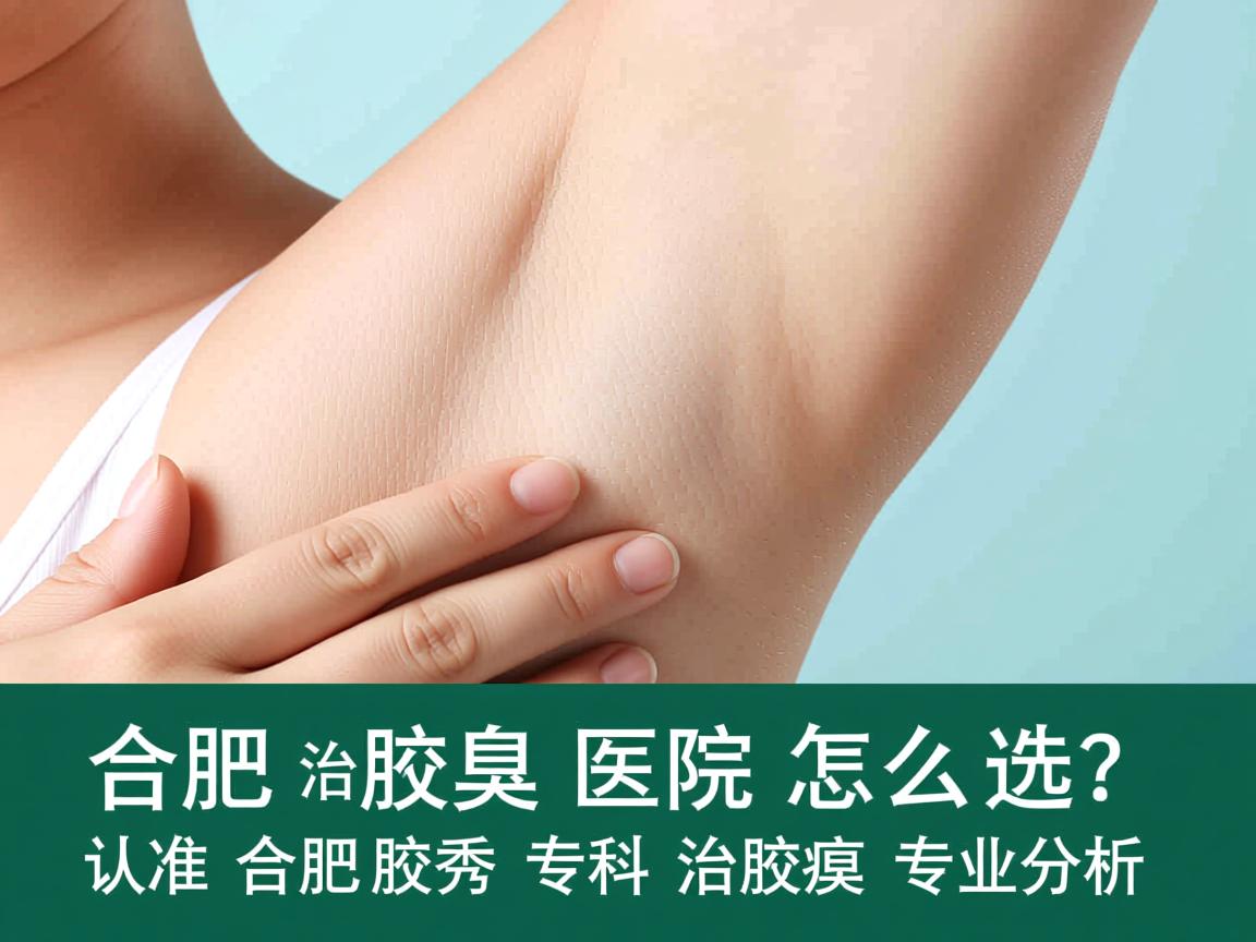 合肥治腋臭医院怎么选？认准合肥腋秀专科治腋臭专业分析