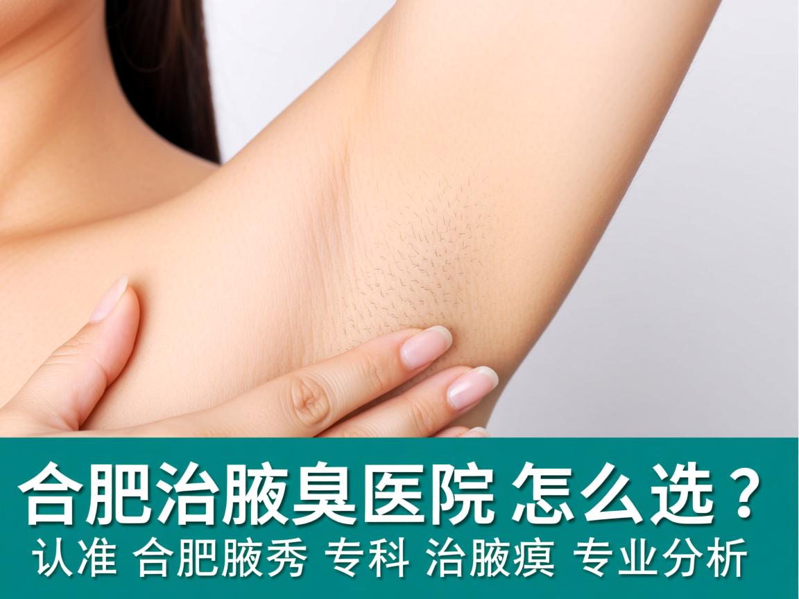 合肥治腋臭医院怎么选？认准合肥腋秀专科治腋臭专业分析