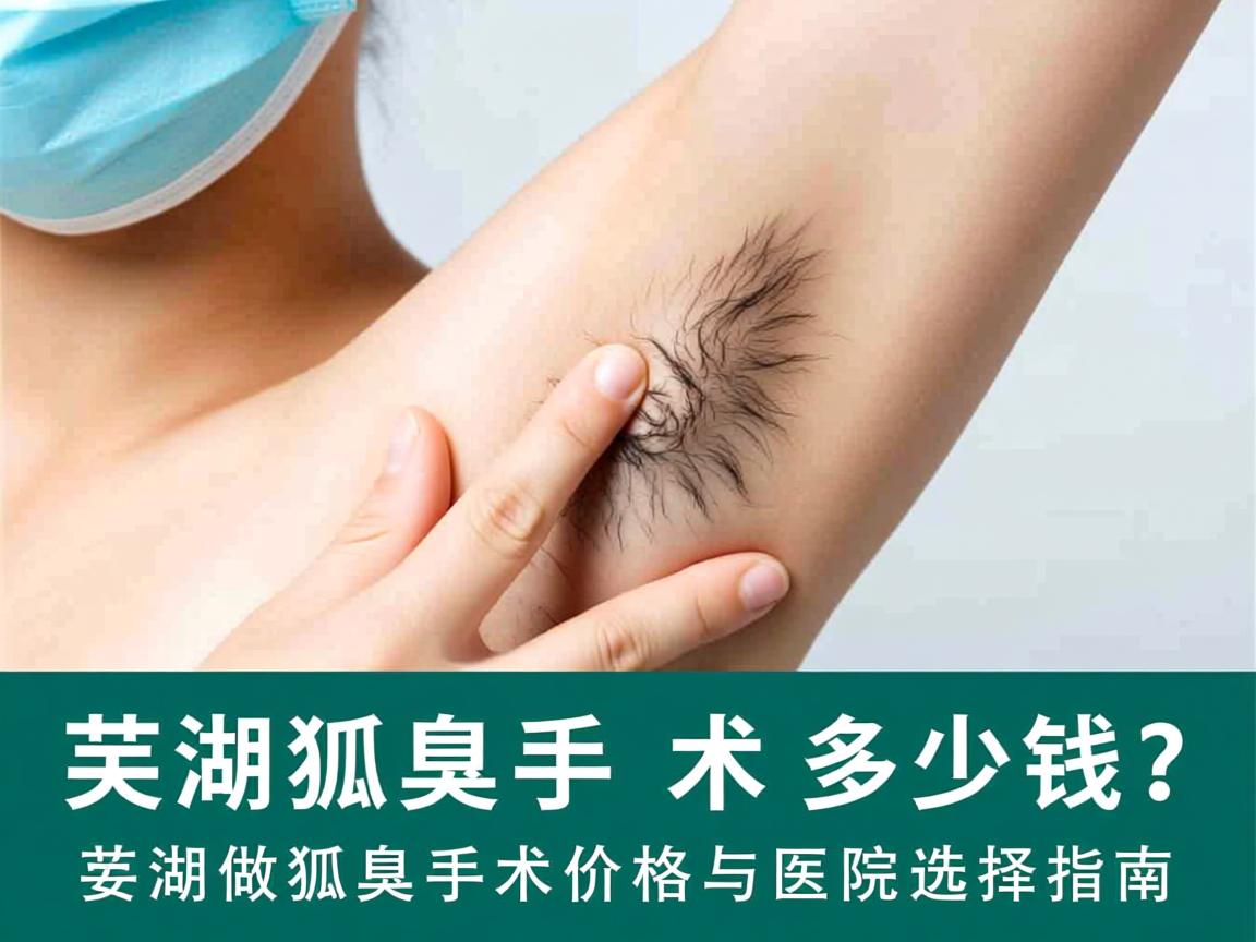 芜湖狐臭手术多少钱？芜湖做狐臭手术价格与医院选择指南