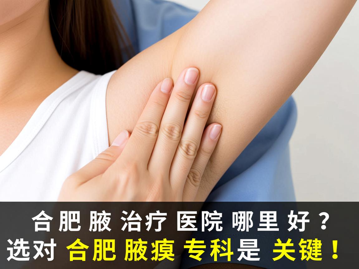 合肥腋臭治疗医院哪里好？选对合肥腋臭专科是关键！