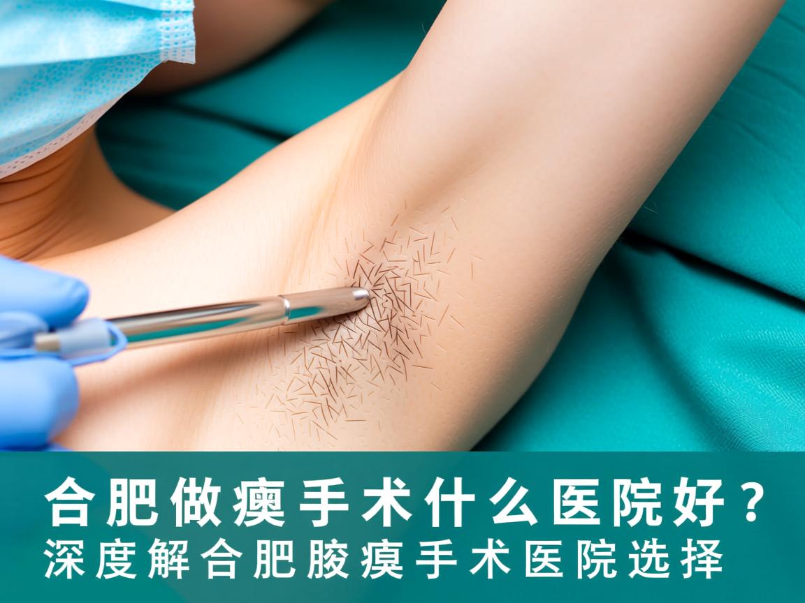 合肥做腋臭手术什么医院好？深度解析合肥腋臭手术医院选择