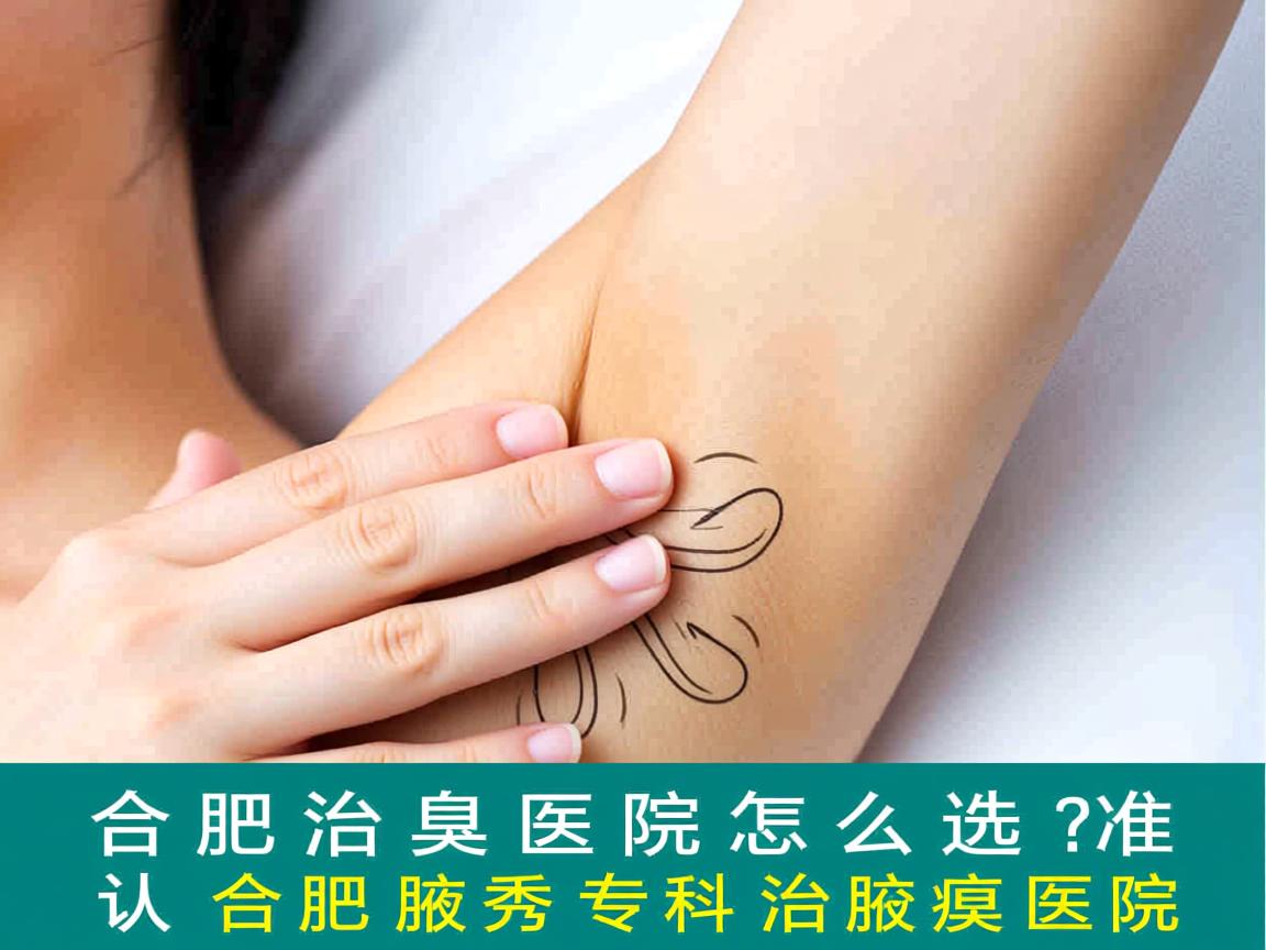 合肥治腋臭医院怎么选？认准合肥腋秀专科治腋臭医院