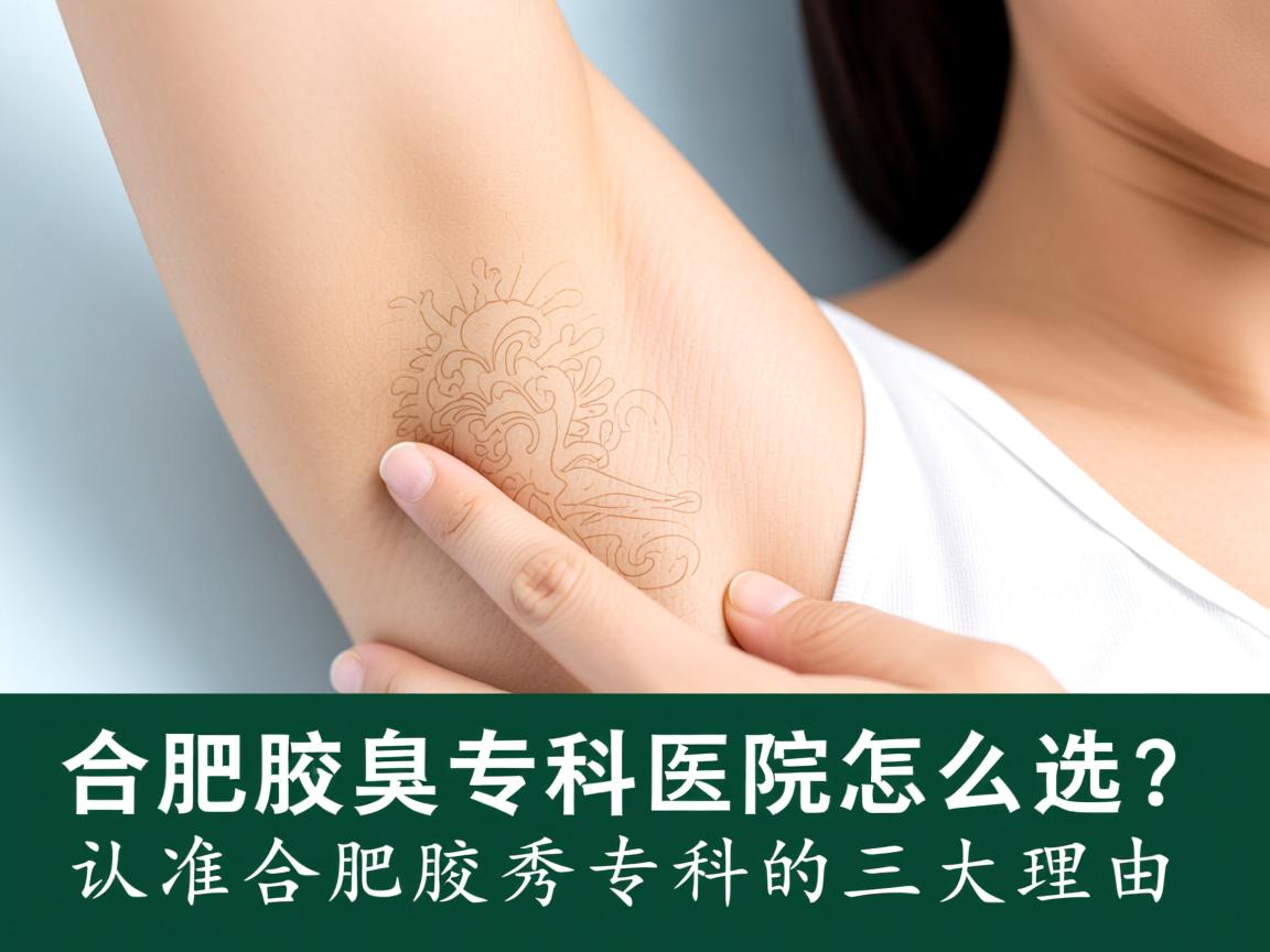 合肥腋臭专科医院怎么选？认准合肥腋秀专科的三大理由