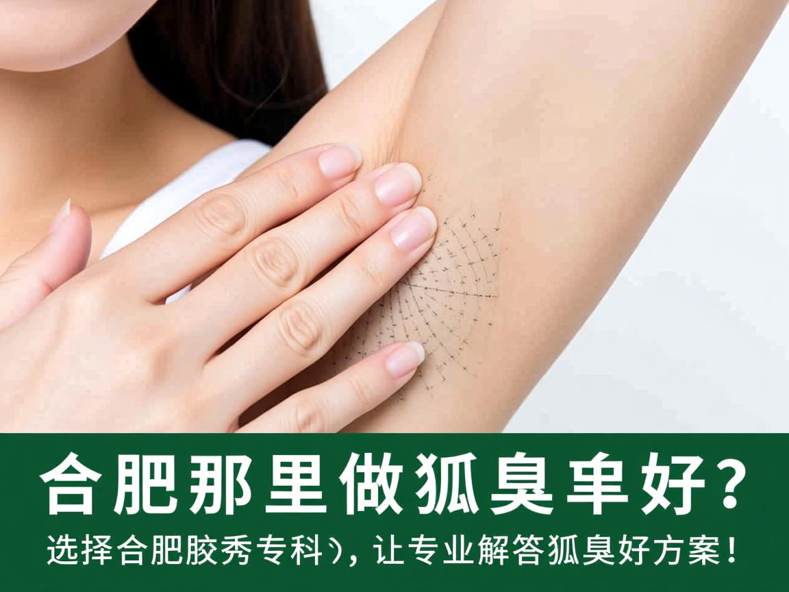 合肥那里做狐臭好？选择合肥腋秀专科，让专业解答狐臭好方案！