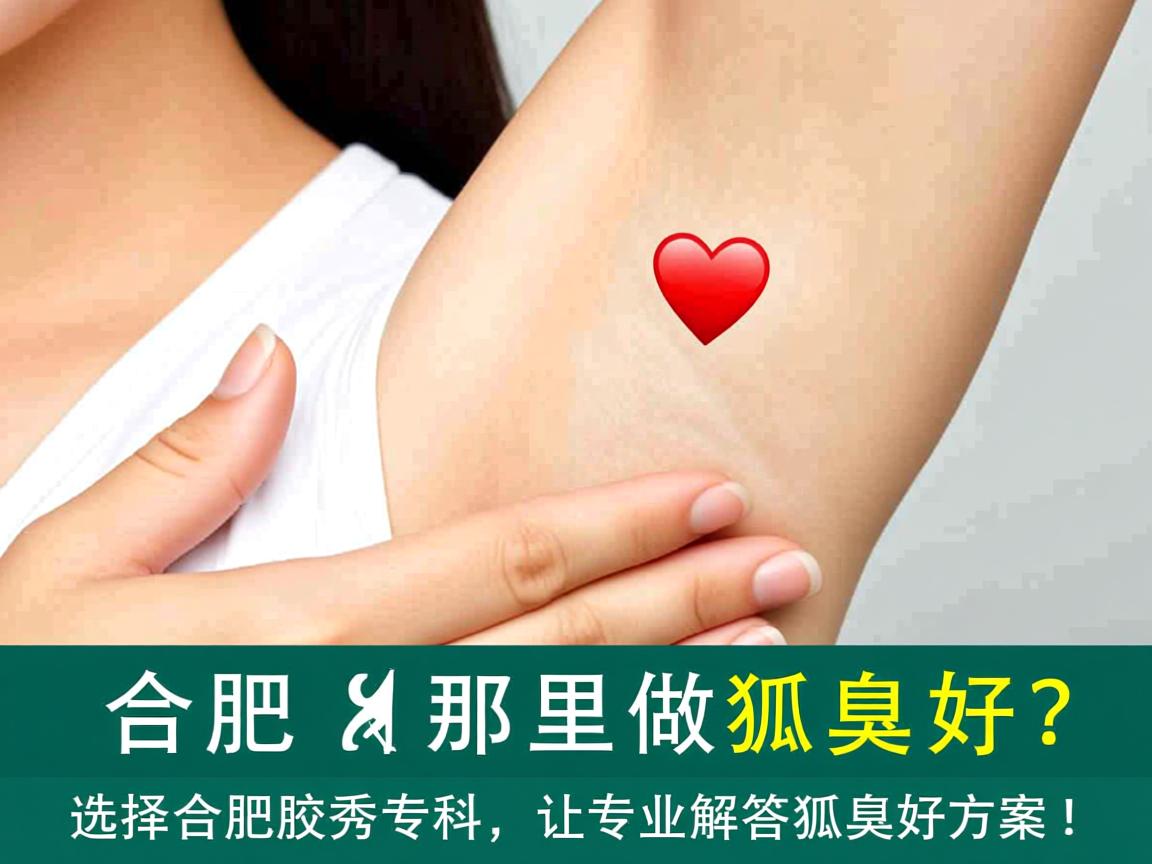 合肥那里做狐臭好？选择合肥腋秀专科，让专业解答狐臭好方案！