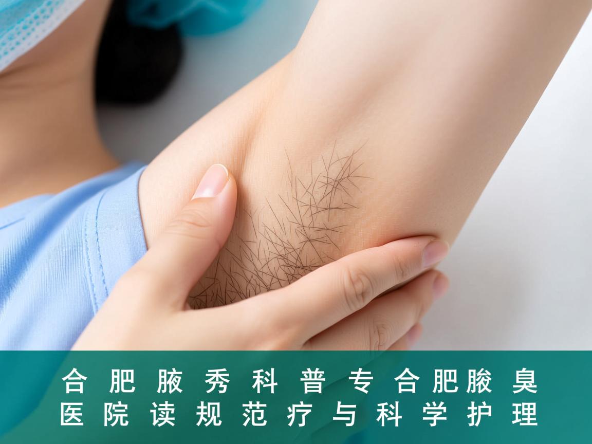 合肥腋秀科普，专业解读合肥腋臭医院的规范诊疗与科学护理