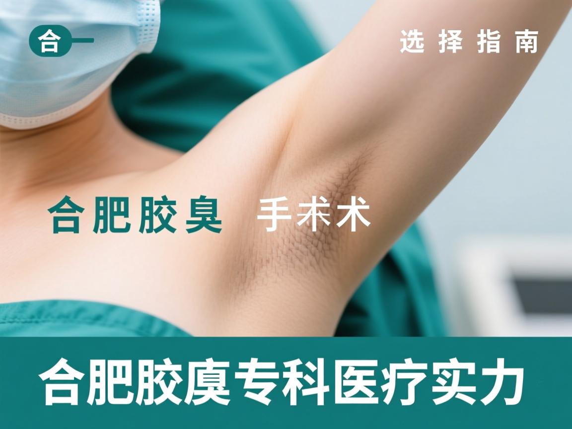 合肥腋臭手术医院选择指南，聚焦合肥腋臭专科医疗实力