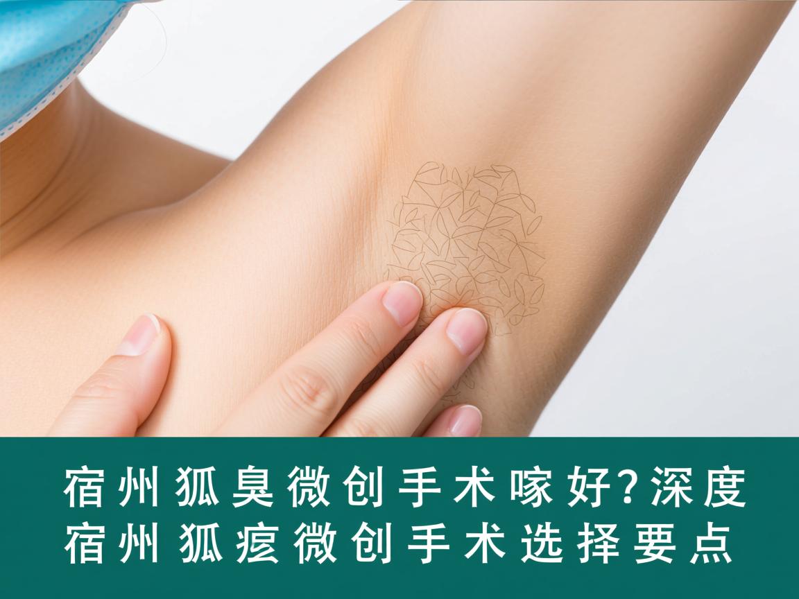 宿州狐臭微创手术哪家好？深度解析宿州狐臭微创手术选择要点
