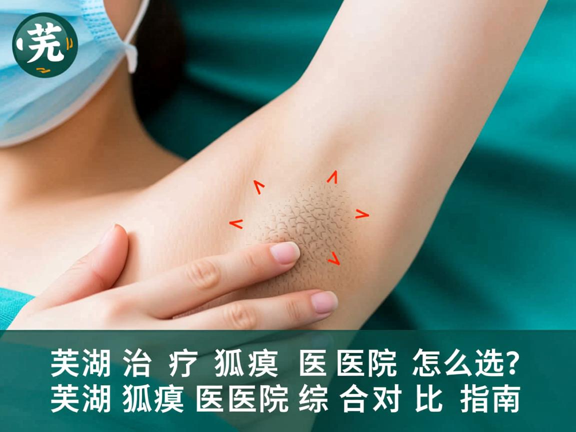 芜湖治疗狐臭医院怎么选？芜湖狐臭医院综合对比指南