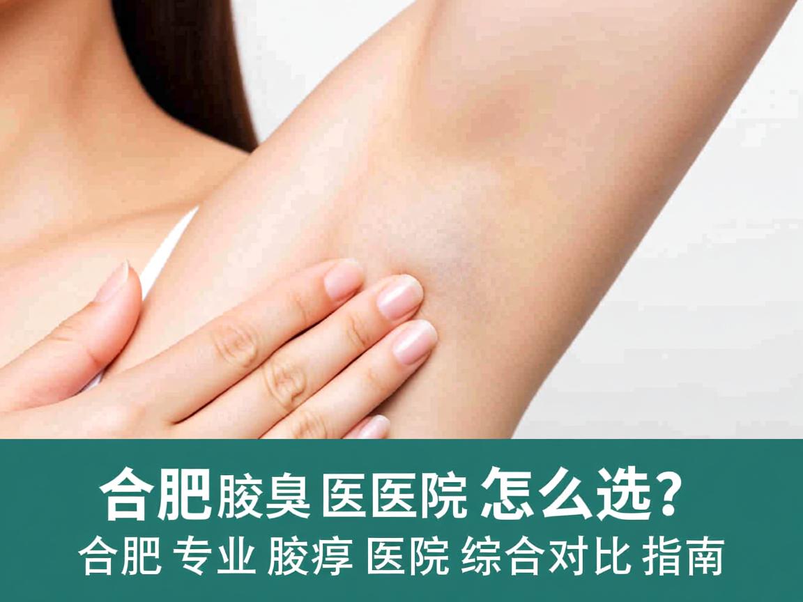 合肥腋臭医院怎么选？合肥专业腋臭医院综合对比指南