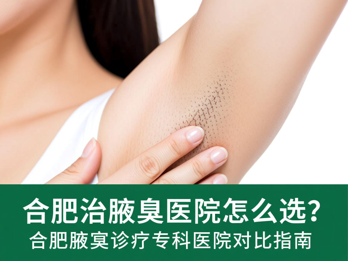 合肥治腋臭医院怎么选？合肥腋臭诊疗专科医院对比指南