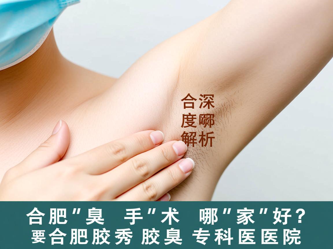 合肥腋臭手术哪家好？深度解析合肥腋秀腋臭专科医院