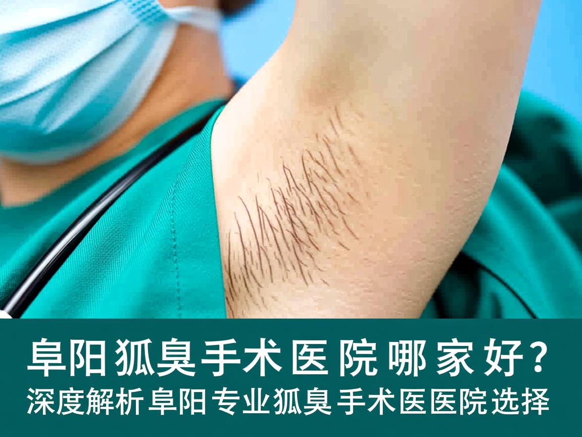 阜阳狐臭手术医院哪家好？深度解析阜阳专业狐臭手术医院选择