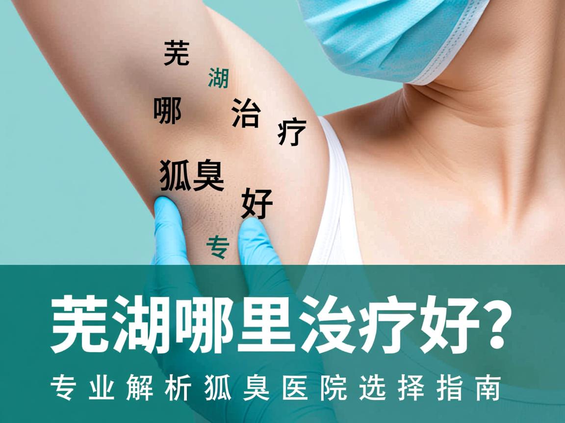 芜湖哪里治疗狐臭好？专业解析狐臭医院选择指南